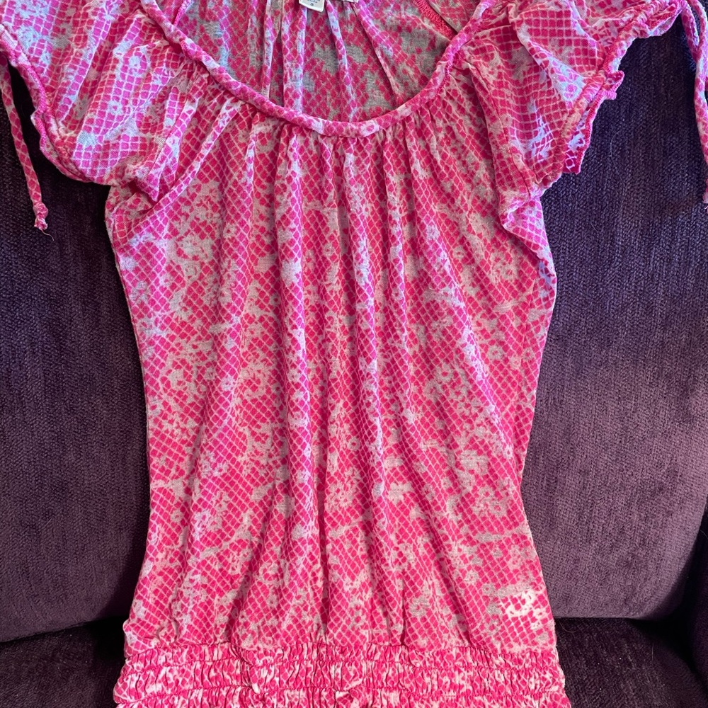 Pink Energie Short Sleeved Top